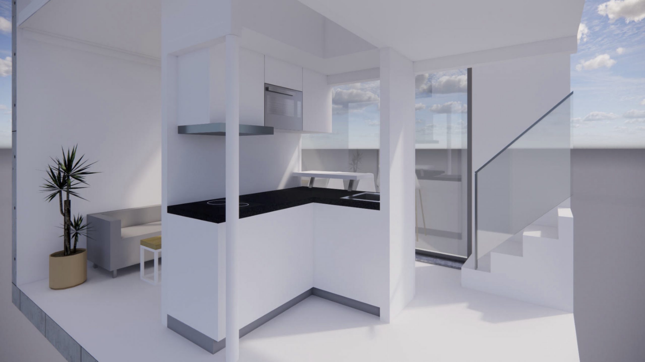 Tower_Wohnung_Küche